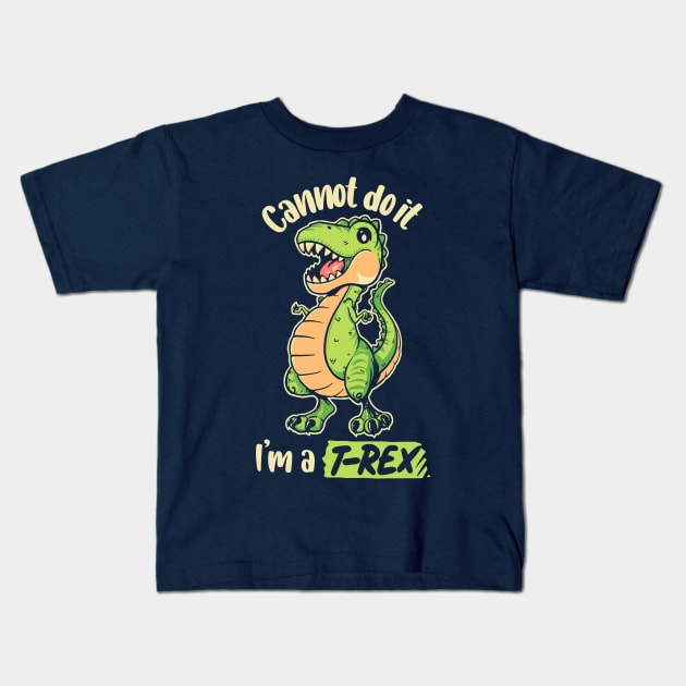 I'm a T-Rex Kids T-Shirt by Tronyx79